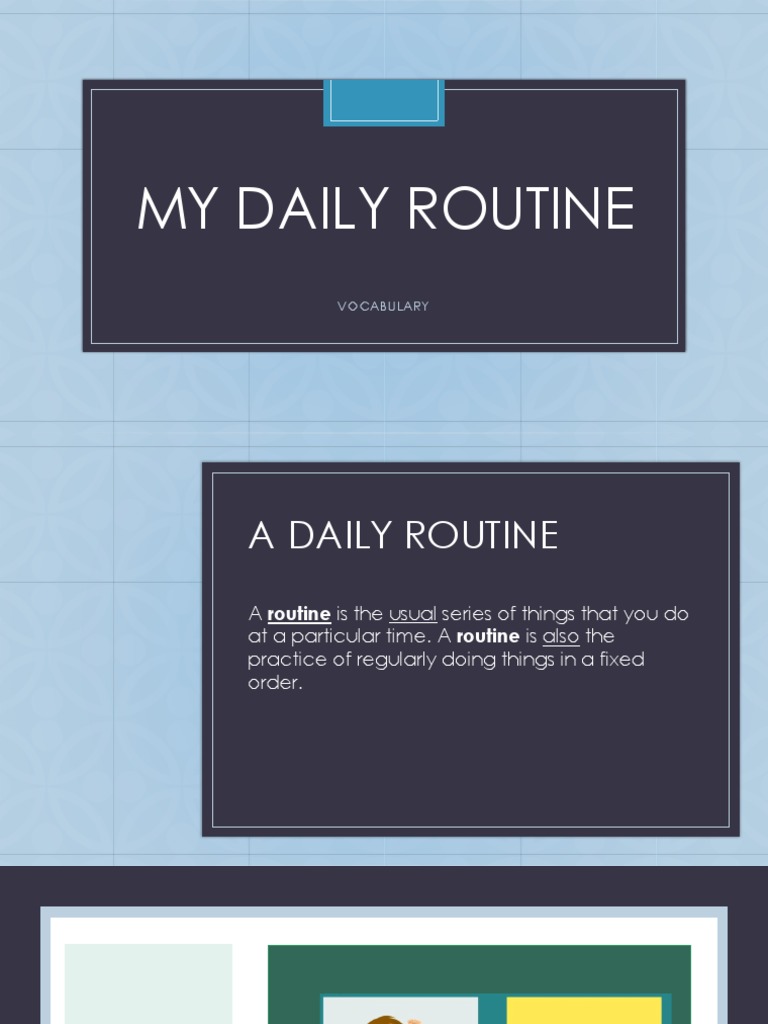 My Daily Routine | PDF