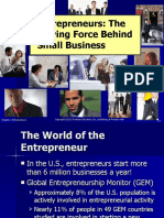 Entrepreneurs: The Driving Force Behind Small Business