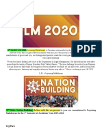 LM 2020: Building a Nation through Civic Engagement