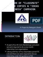 Promotion of "Classmate" Exercise Copies & Ideas For India' Campaign