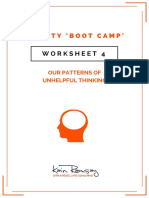 Anxiety 'Boot Camp': Worksheet 4