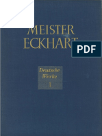Meister Eckhart - Die Deutschen Werke BD I. Predigten 1-24