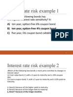 Risks Associated With Investing in Bonds - Class Examples