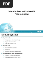 Introduction To Cortex-M3 Programming: ARM University Program