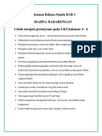 Rangkuman Bahasa Sunda Bab 1 PDF