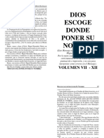 10julio2000 Dios Escoge Donde Poner Su Nombre