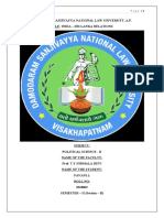 Damodaram Sanjivayya National Law University, A.P. Project Title: India - Sri Lanka Relations