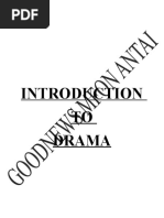 INTRODUCTION To Drama