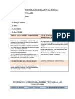 Evaluación Diagnostica Nivel Inicial