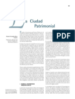 La ciudad patrimonial