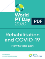 Rehabilitation and COVID-19: How To Take Part