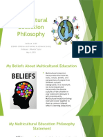 Multicultural Education Philosopy