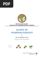 Download Scope of Pharmacognosy by Dr Mussadiq Latif SN50736454 doc pdf