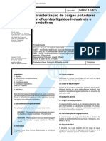 NBR 13402 - Caracterizacao de Cargas Poluidoras em Efluentes Liquidos Industriais e Domesticos