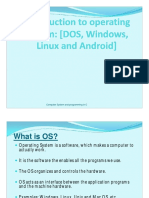 Introduction Operating System