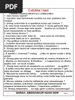 AF - SOMALI 8 Aad | PDF