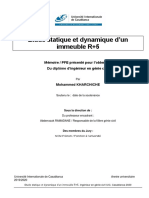 Etude Statique Et Dynamique D'un R+5