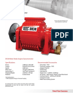 DX38 Engine Dynamometer Specifications