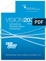 Vision 2030 Institutional Transformation Framework