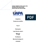 Terapia Psiconalitica Tarea 3