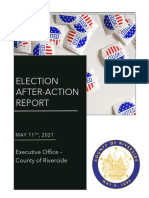 Riverside County After Action Report On The 2020 Election