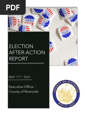 Riverside County After Action Report on the 2020 Election