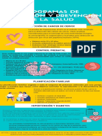 Programas de Promoción y Prevención de La Salud