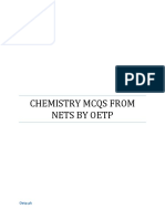 Chemistry Mcqs From Nets by Oetp