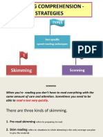 Skimming and Scanning