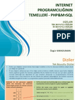 12.PHP Diziler Foreachdongusu