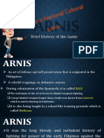 Arnis: Brief History of The Game