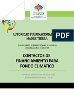 Contactos de Fondo Climático