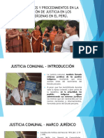 Administracion de Justicia en Los Pueblos Indigenas en El Perú