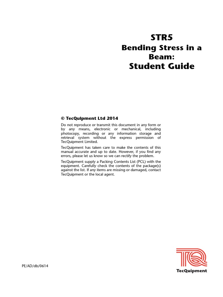 STR5 Student Guide - 0614 | PDF | Bending | Sheet Metal