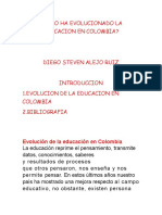 Como Ha Evolucionado La Educacion en Colombia