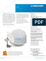 Sea Tel 5004 Satellite Tv Data Sheet 1 Стр