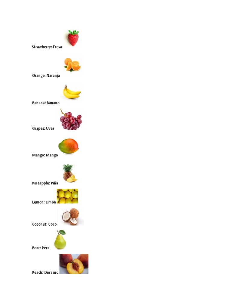 Fruits | PDF