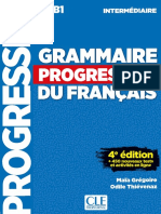 Grammaire Progressive Du Français Intermediaire 4e
