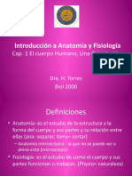 Cap 1 Int. A Anatomia y Fisiologia