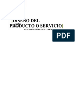 Diseño Del Producto O Servicio: Servicio Nacional de Aprendizaje - Sena Jenifer Peñuela