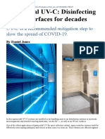 Germicidal UV-C Disinfecting Air and Surfaces For Decades
