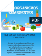 Microorganismos emergentes en alimentos