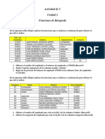 Actividad de Ejercicios A Resolver