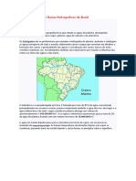 Recursos Hídricos e Bacias Hidrográficas Do Brasil