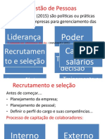 Gestão de Pessoas: Recrutamento e Seleção