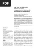 Daytime Alternatives For Non-Invasive Mechanical Ventilation in Neuromuscular Disorders