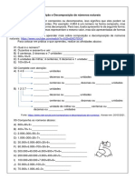 Composição e Decomposição de Números Naturais