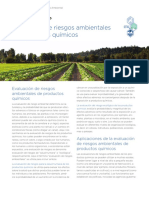 Evaluación de Riesgos Ambientales de Productos Químicos