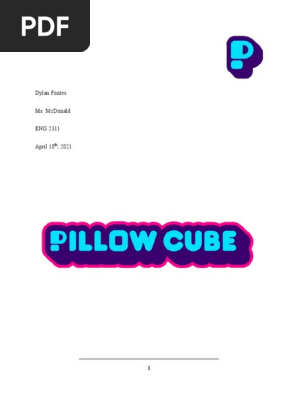 pillow cube research project
