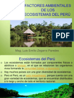 Factores Ambientales de Los Ecosistemas Del Perú